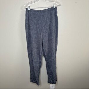 Flax Womans Size Small Linen Stretch Waist Pants